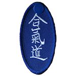 Aikido Graduatie Embleem blauw