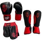 Ronin Tiger-Line Kids Kickboks Set Compleet - rood/zwart